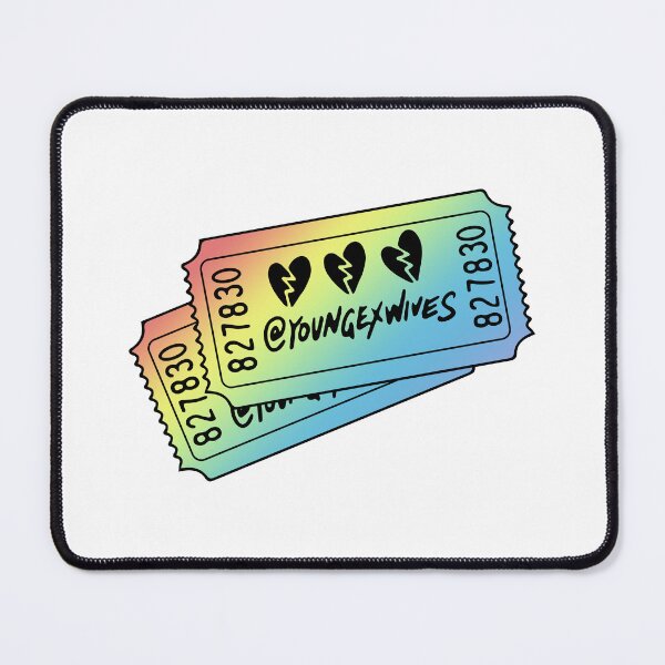 Item preview, rainbow gay pride young ex wives tickets designed and sold by sarascoprox.