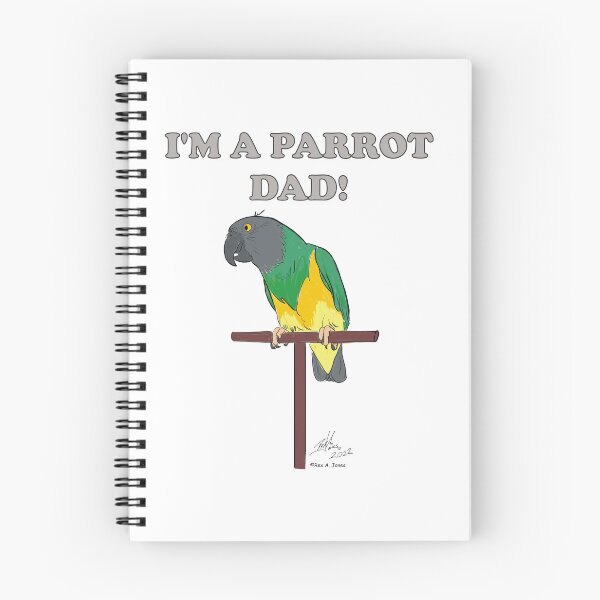 Item preview, I'm a Parrot Dad! - Senegal Parrot designed and sold by Laughing Parrot Studio.