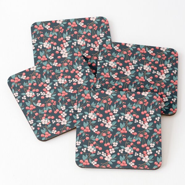 Item preview, Floral Cherry & Blossom Pattern  designed and sold by SowCow.