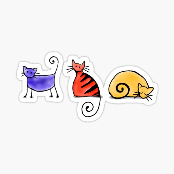 Artikel-Vorschau von 3 SÜßE KATZEN, designt und verkauft von SatraDesign.