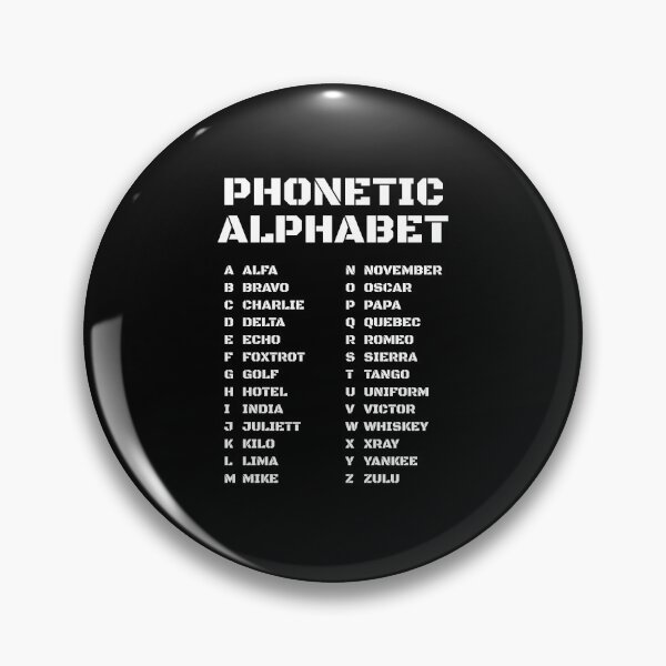 Artikelvorschau, Phonetisches Alphabet entworfen und verkauft von AnnSign.