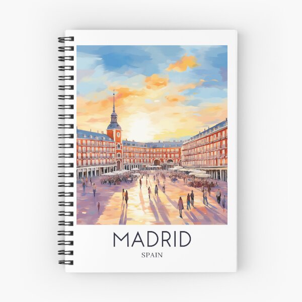 Item preview, An Impressionist Painting of Madrid - Spain  designed and sold by StudioRedKoala.