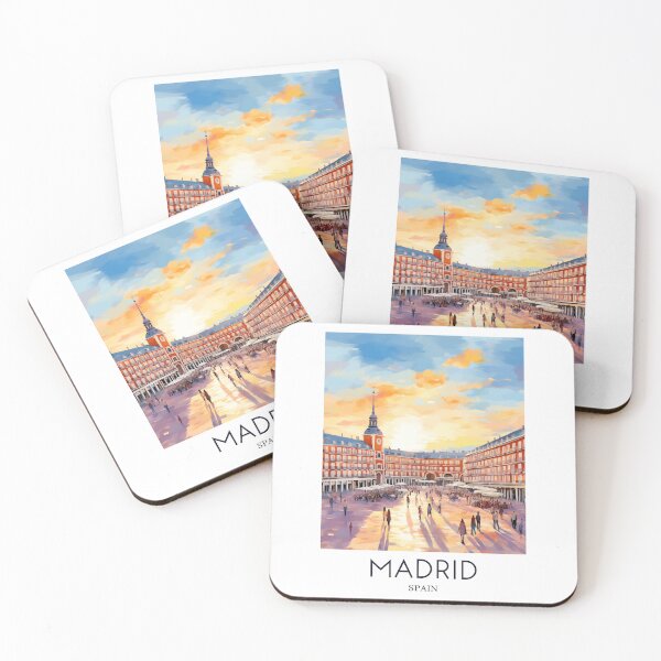 Item preview, An Impressionist Painting of Madrid - Spain  designed and sold by StudioRedKoala.