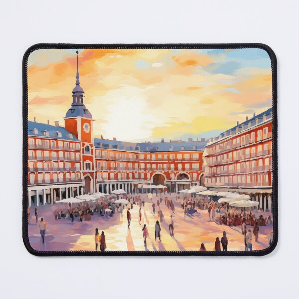 Item preview, An Impressionist Painting of Madrid - Spain designed and sold by StudioRedKoala.