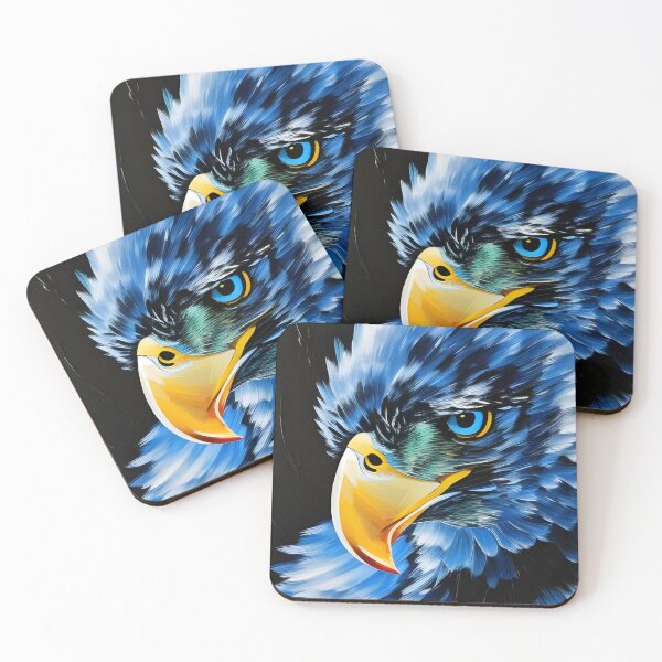 Item preview, Mystic Blue and White Eagle, Ai Generated Art  designed and sold by ACC .