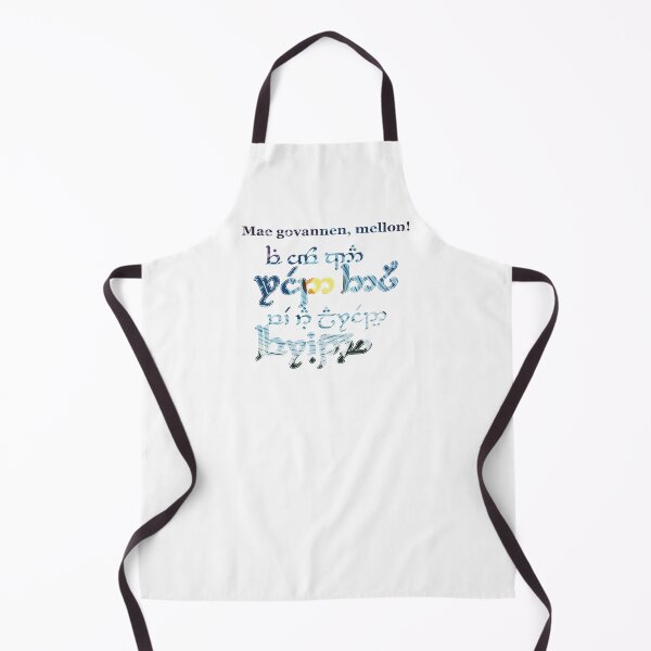 Item preview, Greetings Friend! Elvish Tengwar Letters Say "If You Can Read This We Are Already Friends" designed and sold by Scott Auld's Merch Shop.