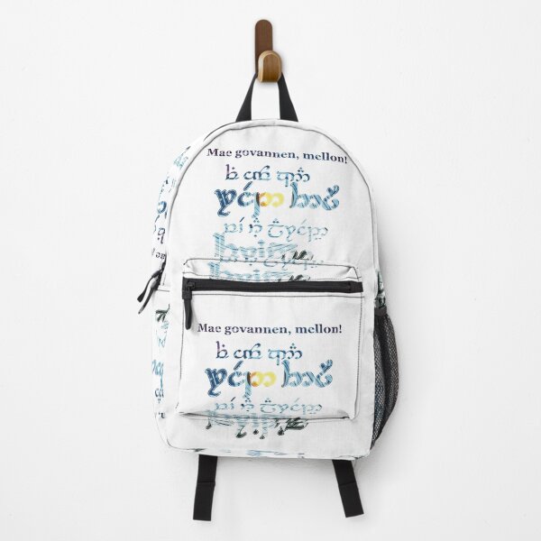 Item preview, Greetings Friend! Elvish Tengwar Letters Say "If You Can Read This We Are Already Friends" designed and sold by Scott Auld's Merch Shop.
