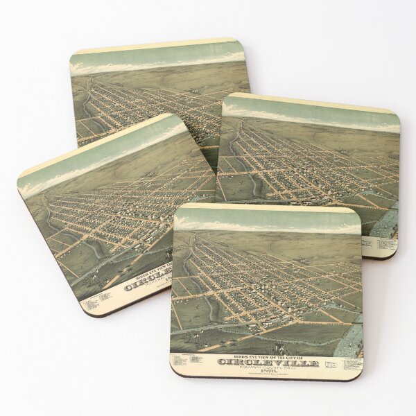 Item preview, Circleville, Ohio (1876) designed and sold by allhistory.