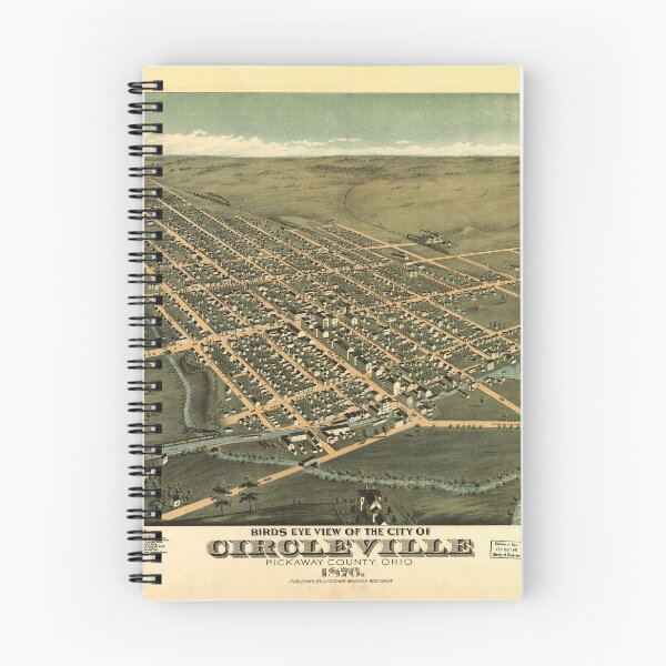 Item preview, Circleville, Ohio (1876) designed and sold by allhistory.