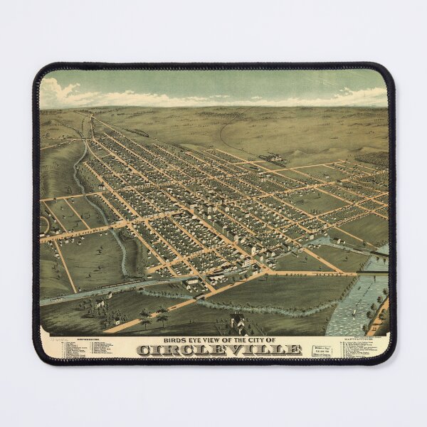 Item preview, Circleville, Ohio (1876) designed and sold by allhistory.