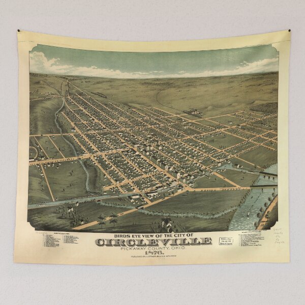 Item preview, Circleville, Ohio (1876) designed and sold by allhistory.