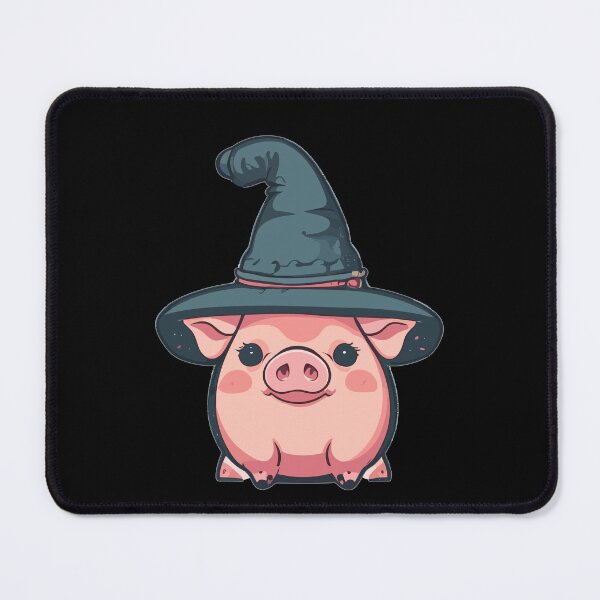 Item preview, Cerdo brujo. Un cerdo con sombrero de bruja. designed and sold by twisted-dot.