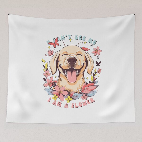 Item preview, Labrador Retriever You can't see me I am a Flower designed and sold by SFIPS.