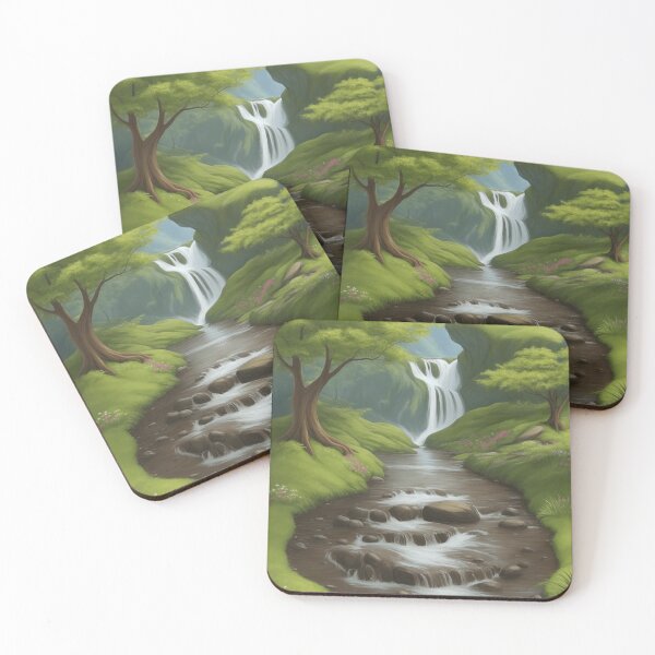 Item preview, Natural Views of Waterfalls and Streams in The Forest designed and sold by NidADesign.