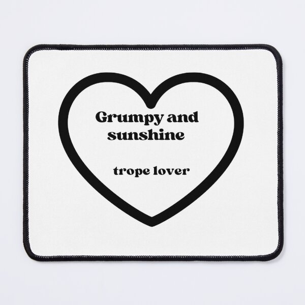 Item preview, Grumpy and Sunshine,Trope lover - Bookish accessories designed and sold by starcreative22.
