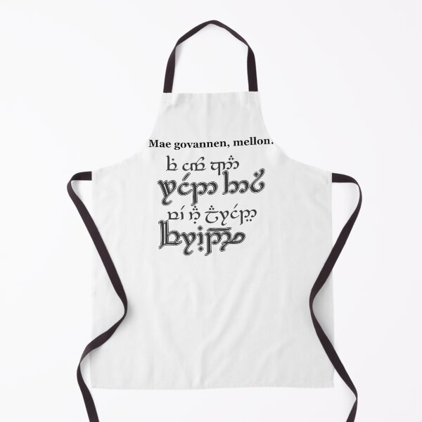 Item preview, Greetings Friend! Elvish Tengwar Letters Say "If You Can Read This We Are Already Friends" designed and sold by Scott Auld's Merch Shop.