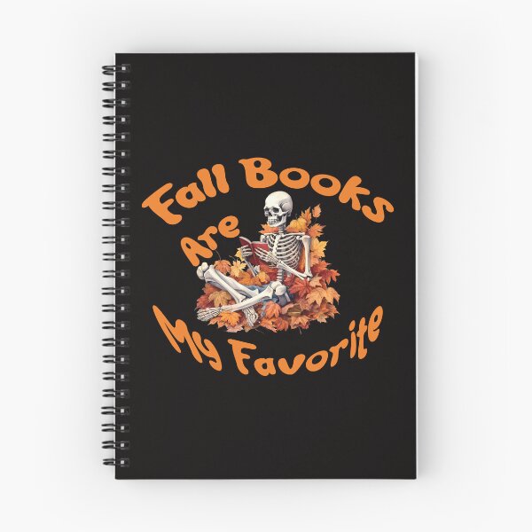 Item preview, Fall Books Are My Favorite, Fall Leaves, Skeleton Books Halloween, Sweatshirt, by DAM Creative, designed and sold by DAM Creative ⭐⭐⭐⭐⭐.