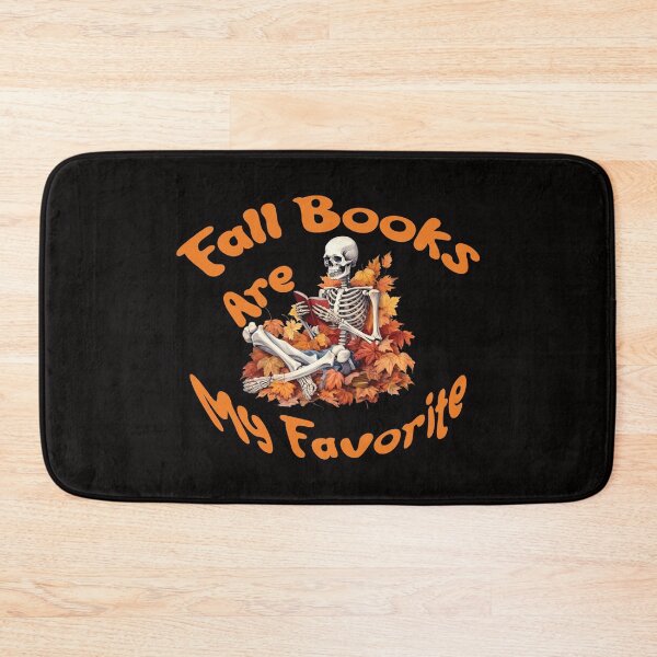 Item preview, Fall Books Are My Favorite, Fall Leaves, Skeleton Books Halloween, Sweatshirt, by DAM Creative, designed and sold by DAM Creative ⭐⭐⭐⭐⭐.