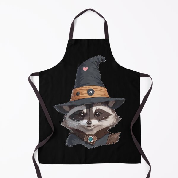 Item preview, Witch racoon. A racoon wearing witch hat. designed and sold by twisted-dot.