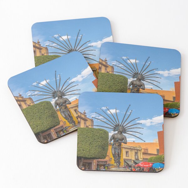 Item preview, Mexico. Querétaro. Street with Statue. designed and sold by vadim19.