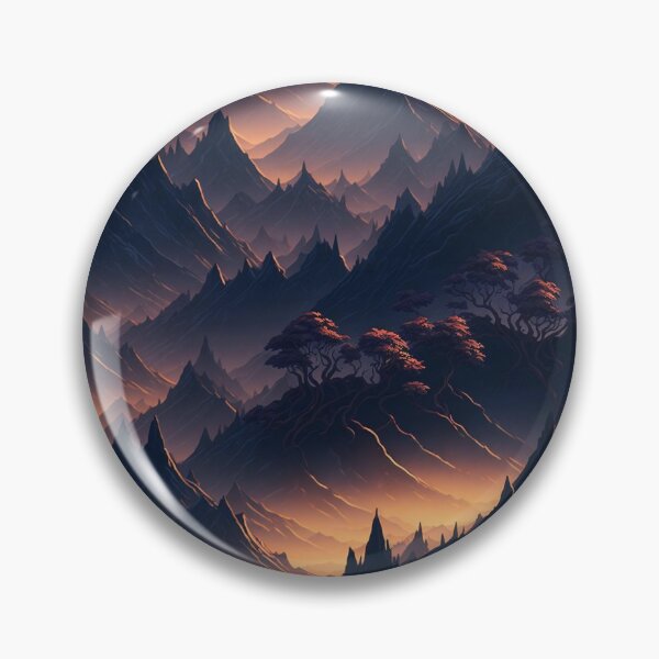 Item preview, Fantasy Mountains designed and sold by yearningcycle.