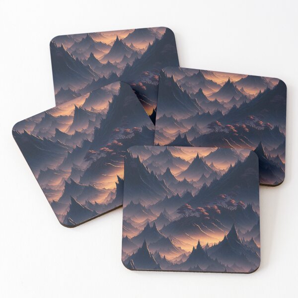 Item preview, Fantasy Mountains designed and sold by yearningcycle.
