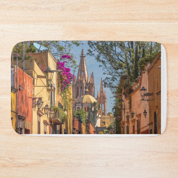 Item preview, Mexico. San Miguel de Allende. Street with the Church. designed and sold by vadim19.