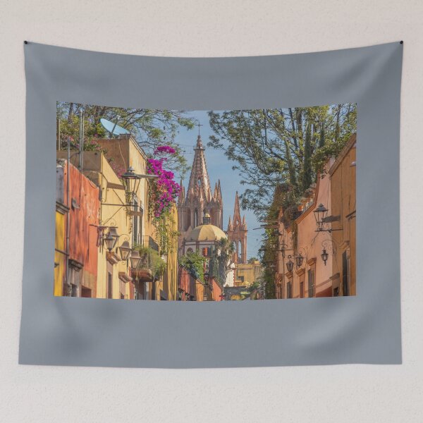 Item preview, Mexico. San Miguel de Allende. Street with the Church. designed and sold by vadim19.