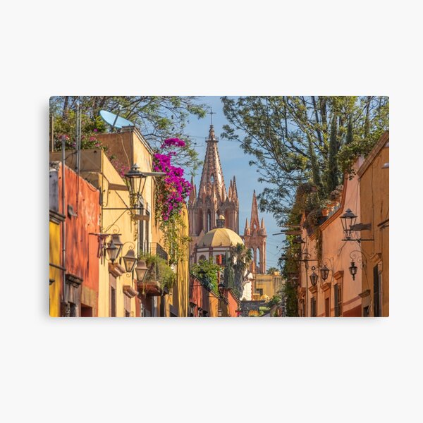 Item preview, Mexico. San Miguel de Allende. Street with the Church. designed and sold by vadim19.