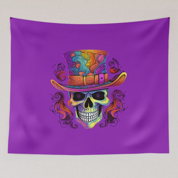 Item preview, Psychedelic Skeleton designed and sold by Travelslightly.