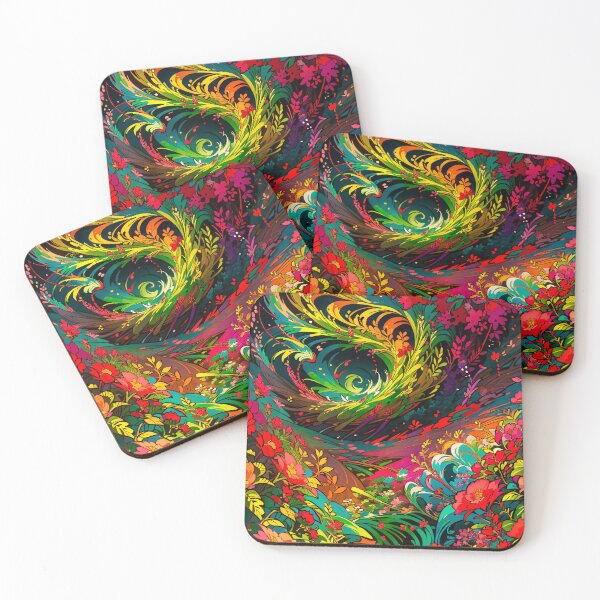 Item preview, Flowers Nature Abstract Landscape Anime Digital Art designed and sold by YabaiArts.