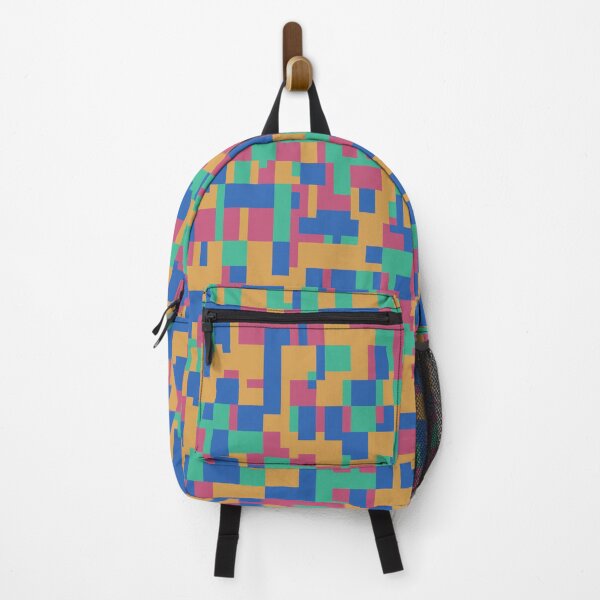 Item preview, Happy Accidents // Vintage Gingham Retro Color Glitch 1980s Geometric Cluster Pattern 8bit Pixel Art designed and sold by mixedpixels.