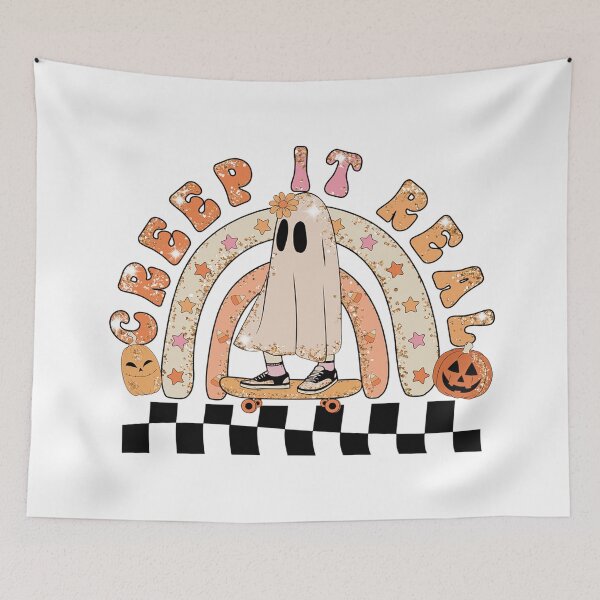 Item preview, Halloween Skateboarding Ghost - Creepin it Real designed and sold by davidmurtagh.