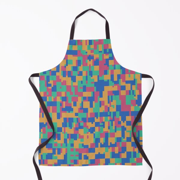 Item preview, Happy Accidents // Vintage Gingham Retro Color Glitch 1980s Geometric Cluster Pattern 8bit Pixel Art designed and sold by mixedpixels.