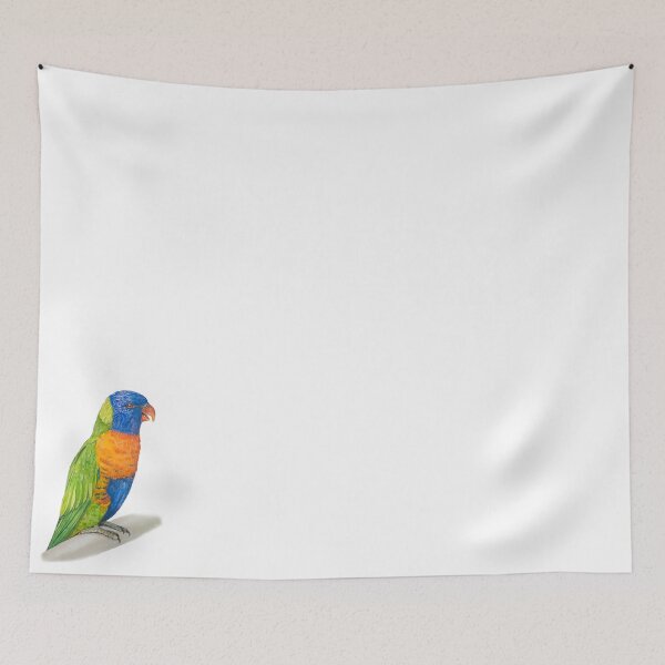 Item preview, Watercolor rainbow lorikeet designed and sold by krisbruuu.