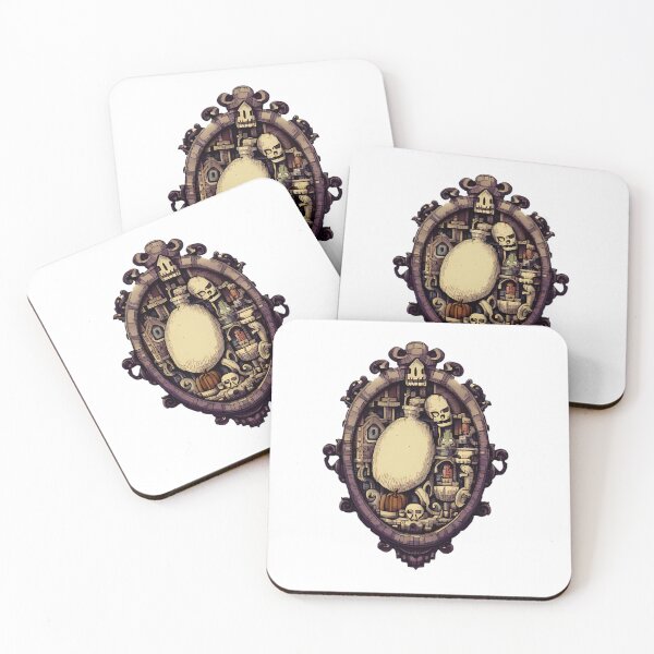 Item preview, Minecraft and vintage inspired creepy cameo  designed and sold by filigreedigital.