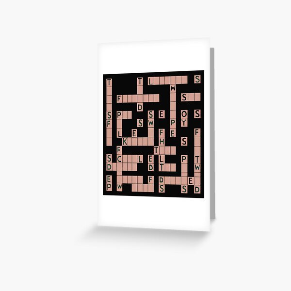 Vista previa del artículo con la obra « Crucigrama de camisas de muy buen gusto | Resuelva con estilo con The NYT», diseñado y vendido por ArtsyElegance4U ⭐⭐⭐⭐⭐.