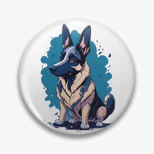 Item preview, Lovely German Shepherd Dog artwork Classic T-Shirt designed and sold by tharaka-merch.