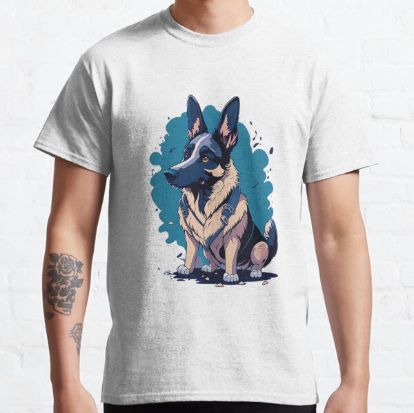 Lovely German Shepherd Dog artwork Classic T-Shirt Classic T-Shirt