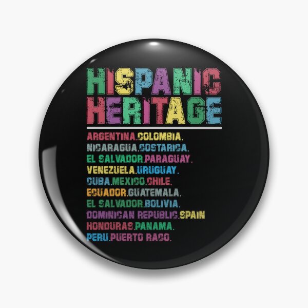 Item preview, Hispanic Heritage Month Latino Countries designed and sold by ddworkshop.
