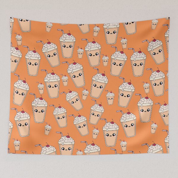 Item preview, Cute Kawaii Milkshake - Adorable Beverage Art designed and sold by OrangeMG.