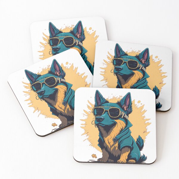 Item preview, Lovely Modern German Shepherd Dog artwork Classic T-Shirt designed and sold by tharaka-merch.