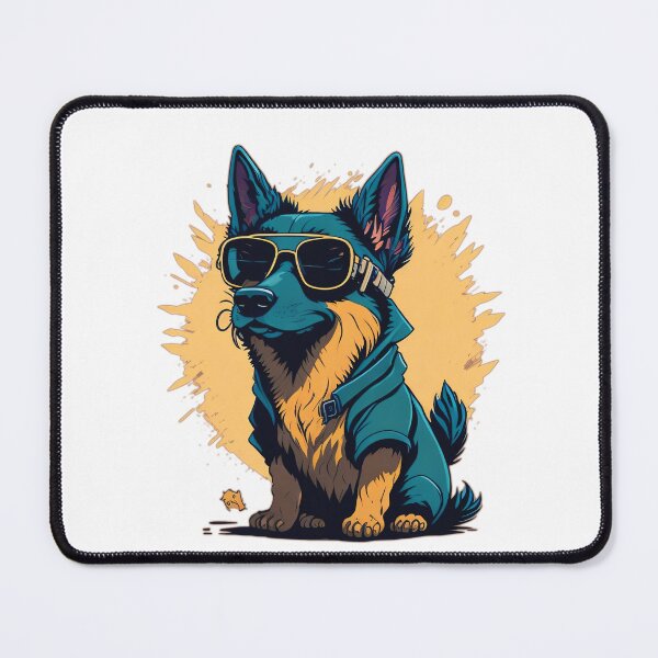 Item preview, Lovely Modern German Shepherd Dog artwork Classic T-Shirt designed and sold by tharaka-merch.