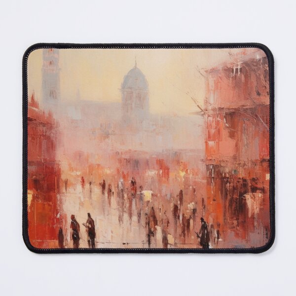Item preview, An Impressionist Painting of Milan - Italy designed and sold by StudioRedKoala.