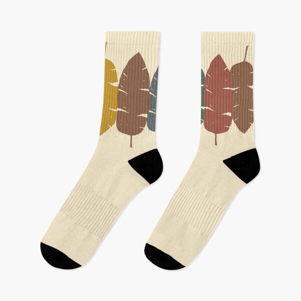 Item preview, A row of banana leaves in autumn colors designed and sold by Ninaeva.