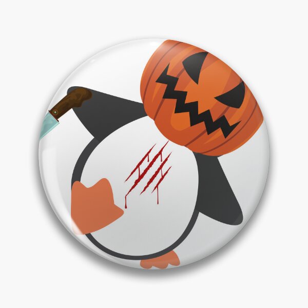 Artikelvorschau, Kürbiskopfpinguin Halloween entworfen und verkauft von Garbul.