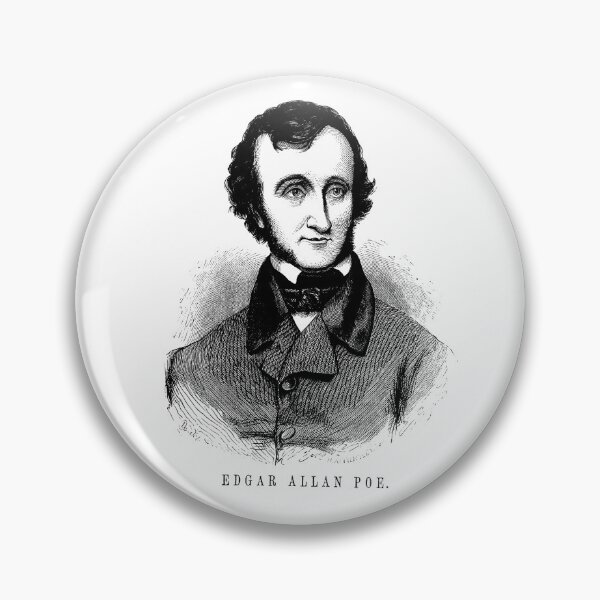 Item preview, Edgar Allan Poe etching designed and sold by Hoorahville.