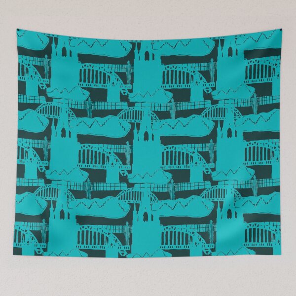 Item preview, Lino print of Newcastle designed and sold by Glory-Bee.