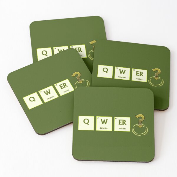 Item preview, QWER?  Periodic Table of Elements designed and sold by teacherpeiyuan.