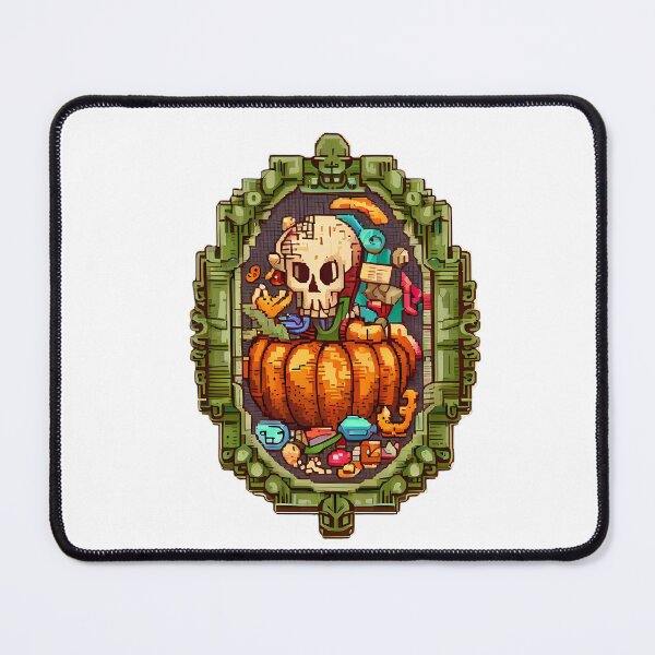 Item preview, Minecraft and vintage inspired creepy cameo designed and sold by filigreedigital.
